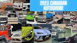 Compilation of cars at the 2023 Canadian Autoshow!
