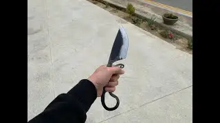 My Son make a Viking style knife