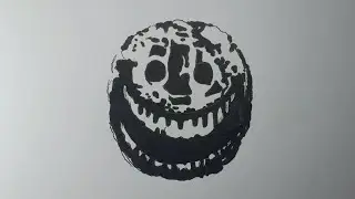 How To Draw RUSH In DOORS ROBLOX Very Easy
