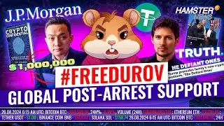Durov’s Arrest Reaction, Trump’s DeFi project, JPMorgan’ BTC mining forecast ⚡️ Hamster News