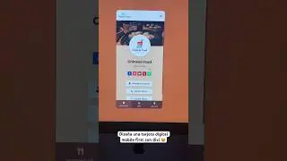 Diseña una tarjeta de presentación digital mobile first para un restaurante con el divi builder