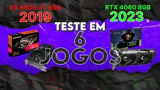 RTX 4060 vs RX 5500 XT GAME TEST