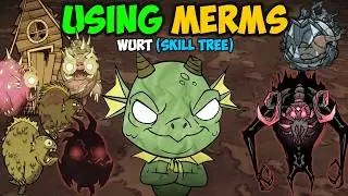 Defeating ALL Bosses with Merms (NEW Wurt)