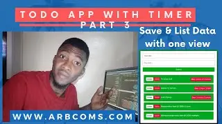 03 HOW TO LIST AND ENTER DATA USING THE SAME VIEW IN DJANGO - TODO APP WITH COUNT DOWN TIMER