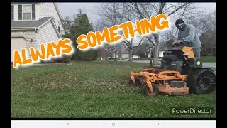 Closing Out Yards | Scag V Ride II Giving Me Trouble #lawncare #toroeeyewear #strikehold