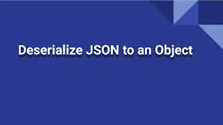 Deserialize JSON to an Object | One-liner Java Code #shorts