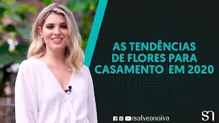 Tendências de flores para casamento em 2020