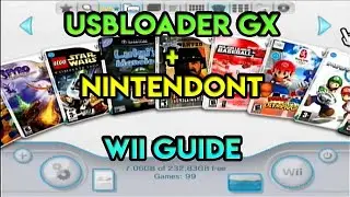 Wii USBLOADER GX + Nintendont Tutorial [2023]