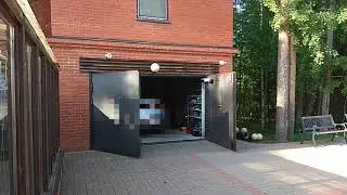 Установка комплекта автоматики CAME на гаражные распашные ворота.