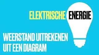 Weerstand berekenen uit een diagram
