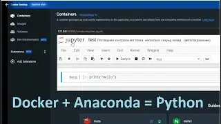 Docker Desktop Volumes Anaconda Python