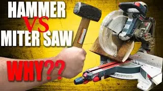 A close call with a miter saw