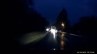 One wet and dark night on a essex road