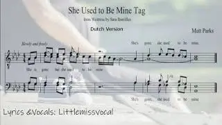 She Used to be mine- Waitress- Dutch