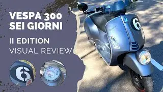 All New 2022 Vespa Sei Giorni 300 II Edition, Matte Gray Visual Review