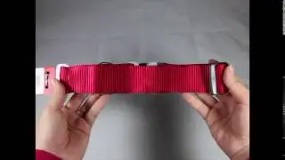 Широкий ошейник для больших собак Classic Red 40mm x 37-55cm