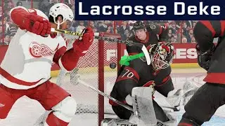 How to do a lacrosse goal in NHL 24?