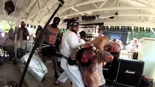 NECRO BUTCHER takes the stage with EAT THE TURNBUCKLE--Mosh Pit Camera Guy