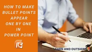 HOW TO MAKE BULLET POINTS APPEAR ONE BY ONE IN POWER POINT 🔥