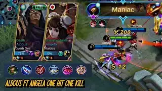 Aldous Combo With Angela One Hit One Kill | Top 1 Global Aldous Mobile Legends 2021