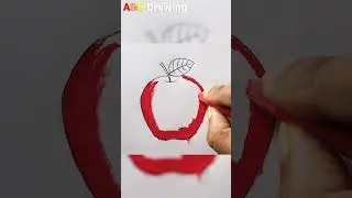 Apple Drawing And Painting Shorts | #shorts #drawing