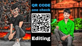 QR CODE PHOTO EDITING | One Click Photo Editing | qr code | photo editing | Snapseed QR Code