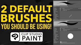 2 Default Brushes You Should Use in Clip Studio Paint