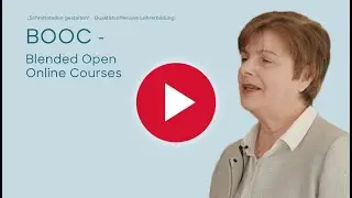 Prof. Dr. Maria Peters über das Teilprojekt "BOOC – Blended Open Online Courses"