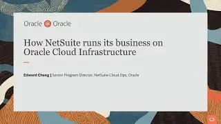 Oracle NetSuite on Oracle Cloud Infrastructure
