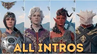 Baldur's Gate 3 All Origin Character Intros [HD]