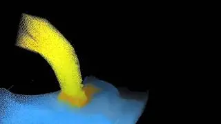 2 Million Particle Multiphase Simulation