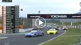 SUPER GT クラッシュ 事故 瞬間! 鈴鹿サーキット 2023年6月4日