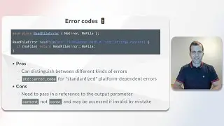 Error reporting in C++ - Error codes (7/13)