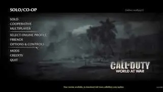 How to launch Mods in Call of Duty World at War on PC