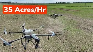 Spraying our Field with a Drone!