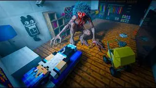 BICHO PAPÃO APARECEU NO QUARTO DO KELLVINHO DE MADRUGADA NO MINECRAFT