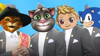Vlad and Niki  & Talking Tom & Sonic & Puss in Boots - Coffin Dance Song Astronomia (Cover)