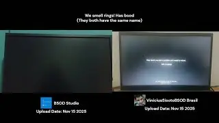 Side By Side Comparison: We Smell Rings! Has BSOD