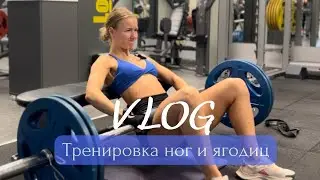 VLOG: Моя тренировка ног и ягодиц. Новая программа тренировок