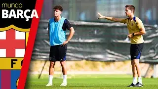 BARÇA ATLÈTIC | Albert Sánchez: "Estamos pendientes del primer equipo para cerrar incorporaciones"
