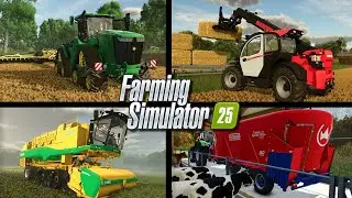🔥Farming Simulator 25 - #6🎉 FactSheety 🎉Prezentacja maszyn #FS25 #gameplay #factsheet