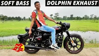 Dolphin Silencer in Bs6 Royal Enfield Classic 350|Unboxing|Review|Installation|Sound🔥Best for Bs6☝️