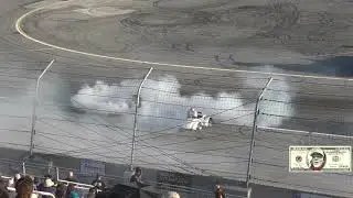Nascars Lugnut doing a Burnout 5/14/22 Irwindale Speedway