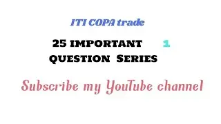 COPA iti most important Questions