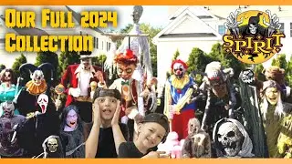 HUGE SPIRIT HALLOWEEN ANIMATRONIC COLLECTION 2024