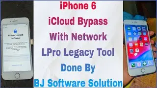 iPhone 6 iCloud Bypass With Network LPro Legacy Tool Done By BJ Software Solution