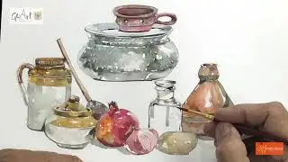 Enjoy still life watercolor painting with GoArt by the beach in Goa