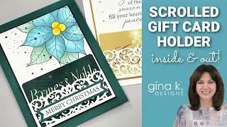 Scrolled Gift Card Holder- Inside or Out!