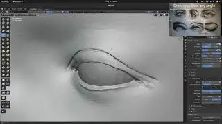 Blender  Sculpture (Self Traning)07// Eyes