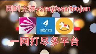 同时支持v2ray/SSR/trojan多平台代理客户端Qv2ray,简单好用容易上手2020.04.29